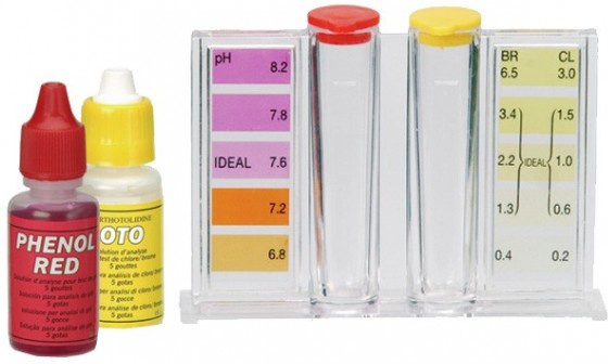 Kit Analisis Piscina Cloro/Bromo + PH (Oto/phenol) Kit Analisis Piscina Cloro/Bromo + PH (Oto/phenol)
